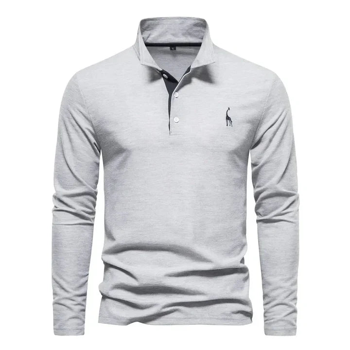 Langarm-Poloshirt für Herren