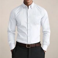 Langärmliges Button-down-Hemd für Herren