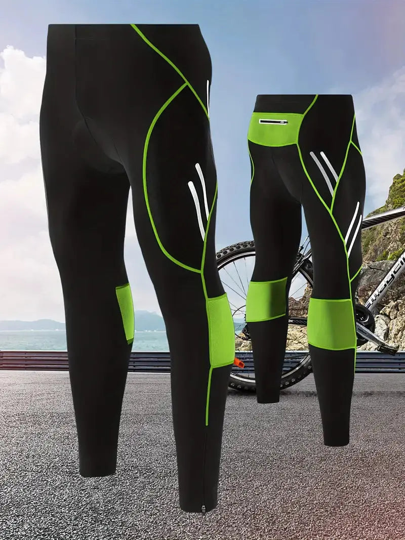 Lange Herren-Radhose mit Gelpolster