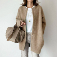 Lange Strickjacke im Relaxed Fit für Damen
