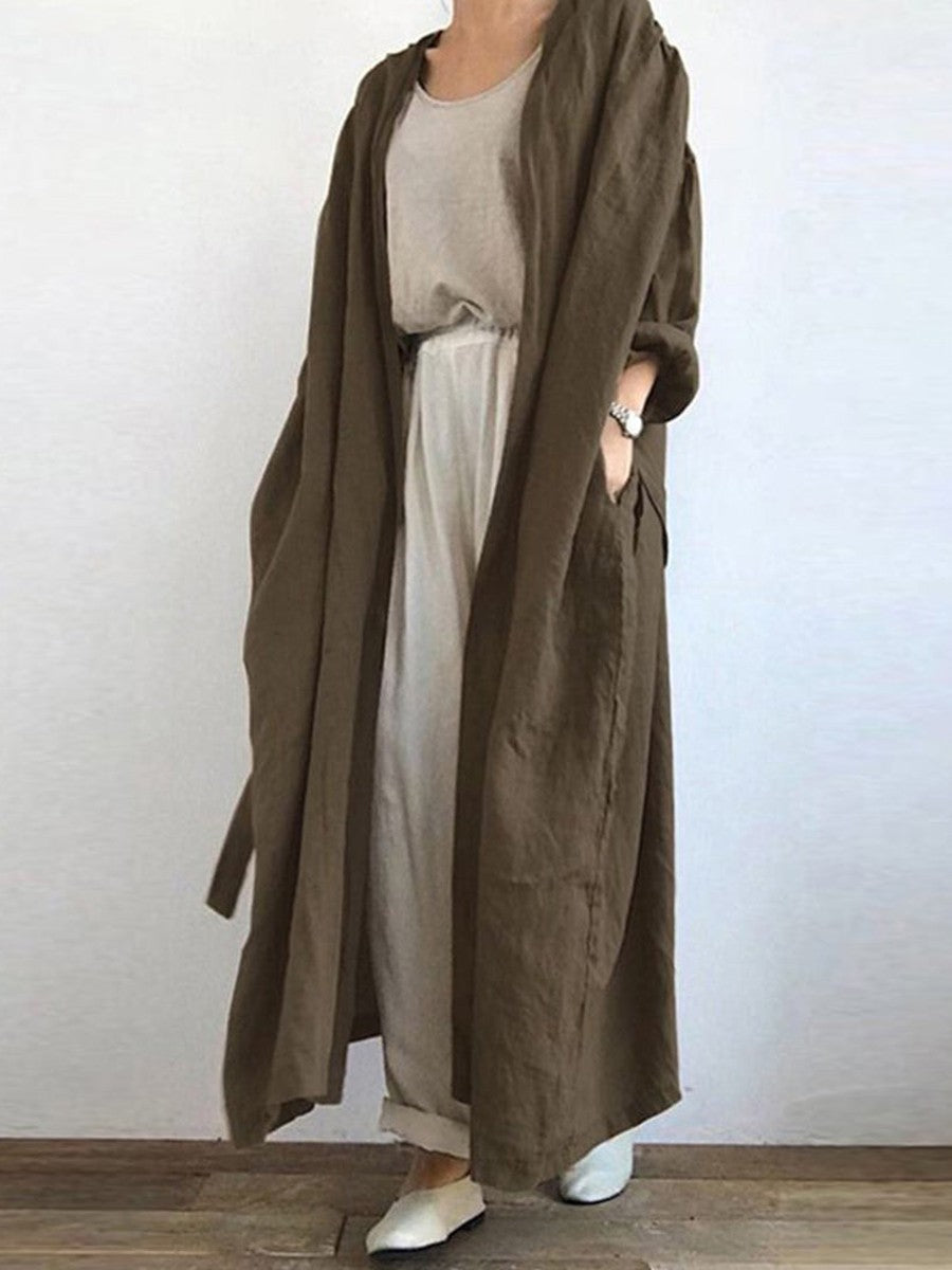 Langer Duster-Mantel für Damen