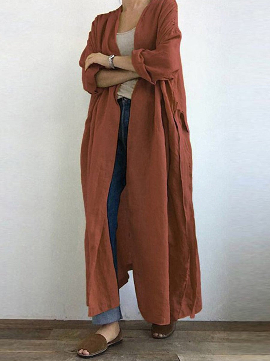 Langer Duster-Mantel für Damen