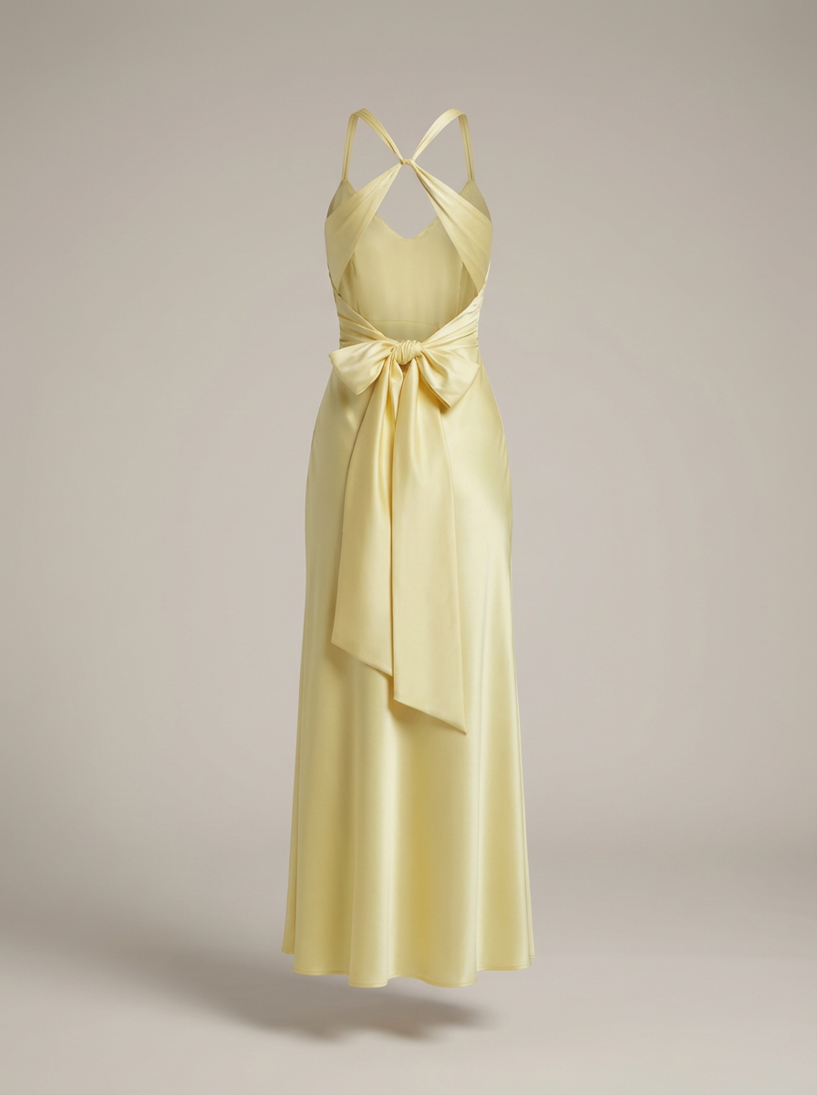 Langes Damen-Maxi-Abendkleid mit V-Ausschnitt für Hochzeit und Party
