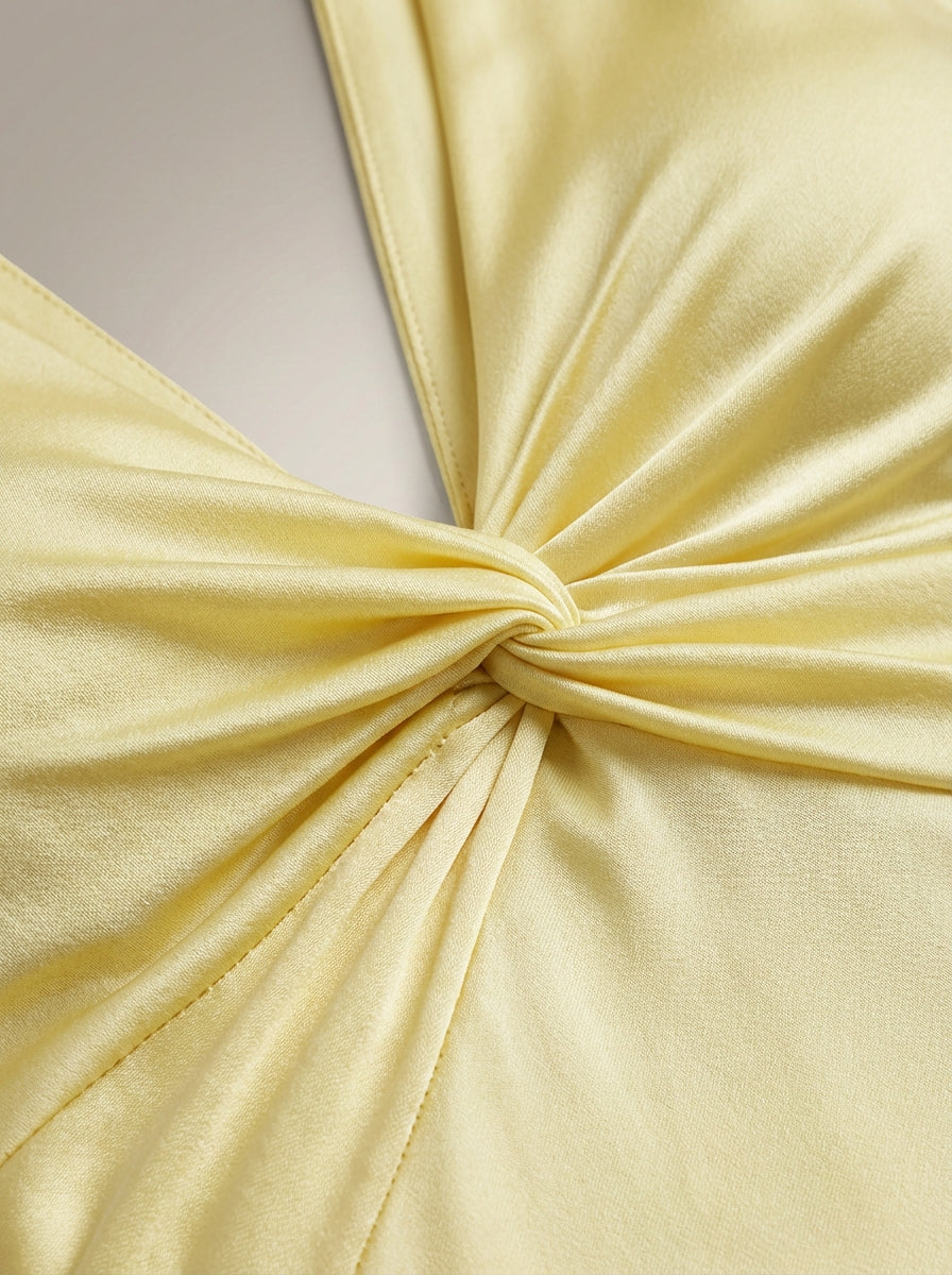 Langes Damen-Maxi-Abendkleid mit V-Ausschnitt für Hochzeit und Party