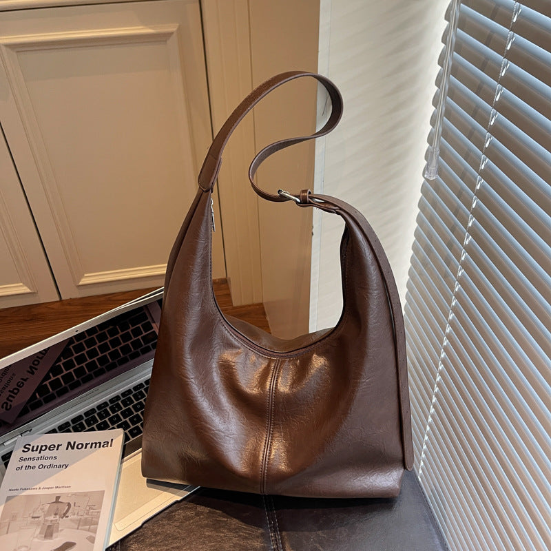 Lässige Handtasche aus Premium-Leder