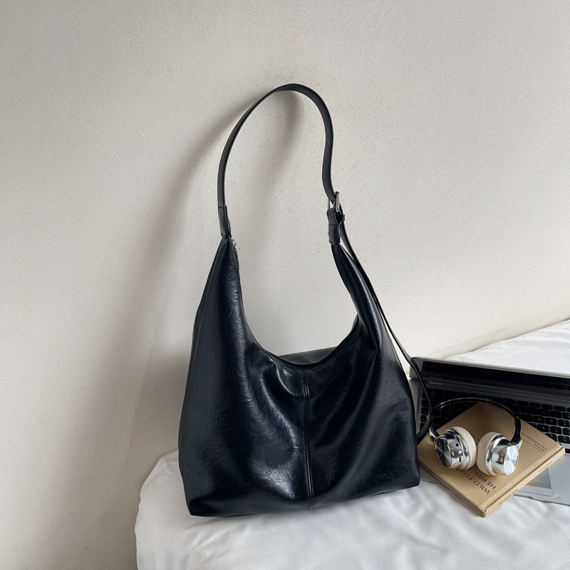 Lässige Handtasche aus Premium-Leder