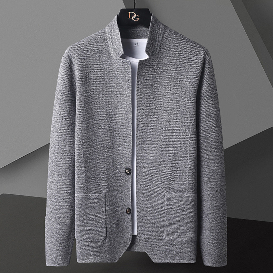 Lässige Herrenjacke mit Knöpfen
