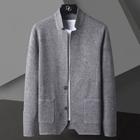 Lässige Herrenjacke mit Knöpfen
