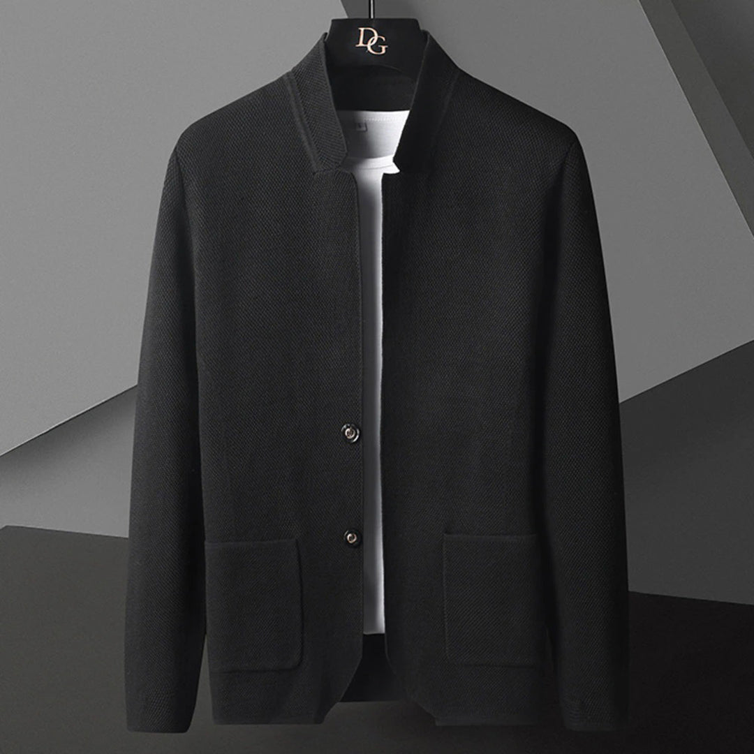 Lässige Herrenjacke mit Knöpfen