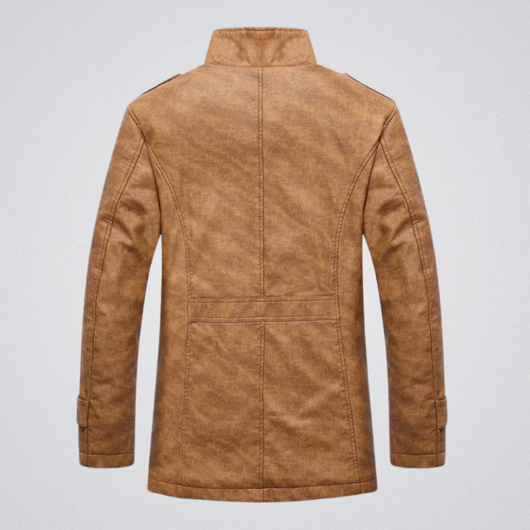 Lässige Herrenjacke mit Knöpfen