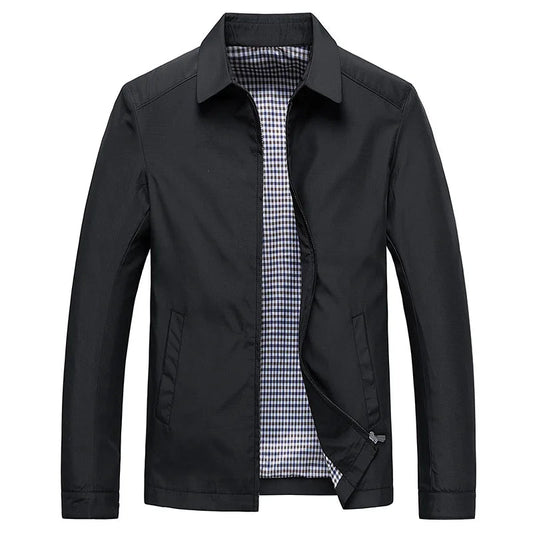 Lässige Herrenjacke mit Reißverschluss