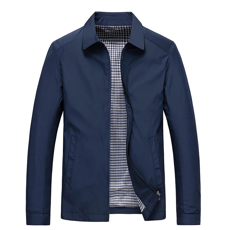 Lässige Herrenjacke mit Reißverschluss