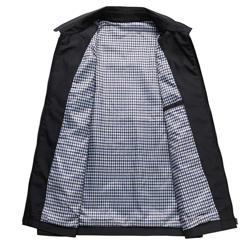 Lässige Herrenjacke mit Reißverschluss