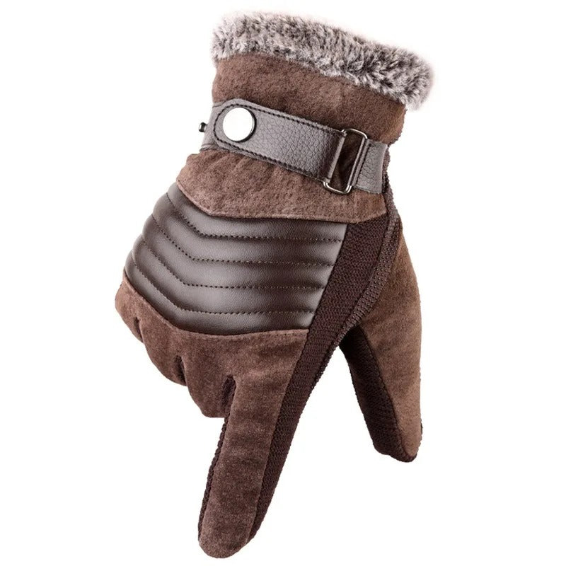 Lässige Lederhandschuhe für Herren