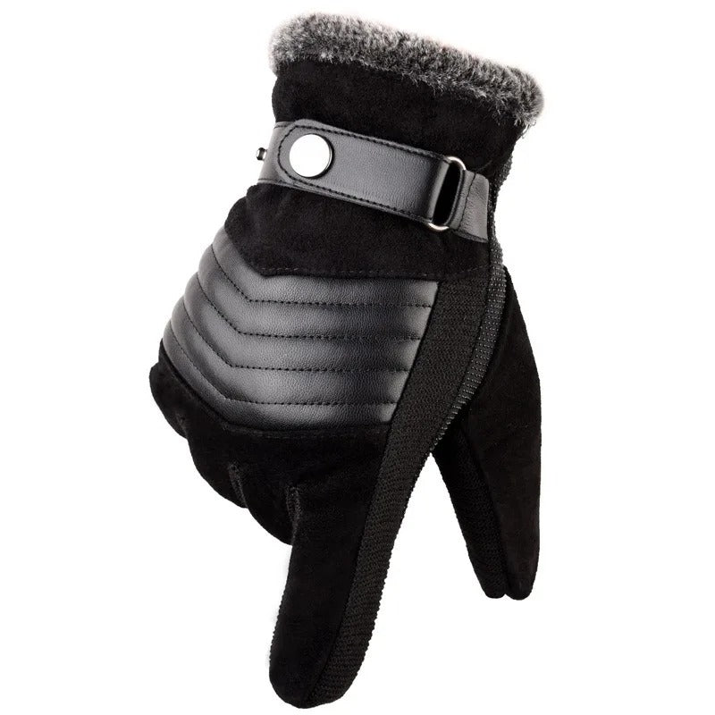 Lässige Lederhandschuhe für Herren