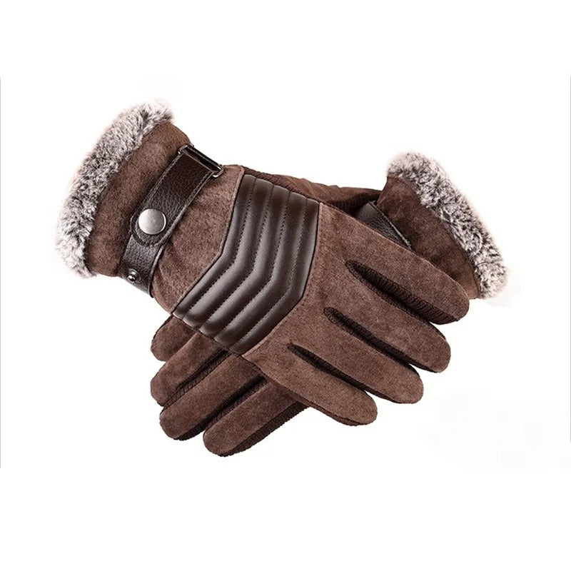 Lässige Lederhandschuhe für Herren