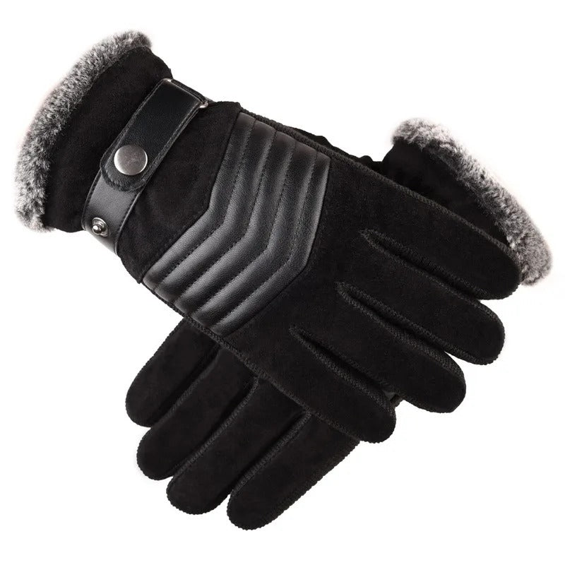 Lässige Lederhandschuhe für Herren