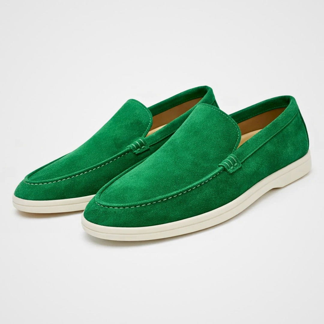 Lässige Loafer in Wildlederoptik