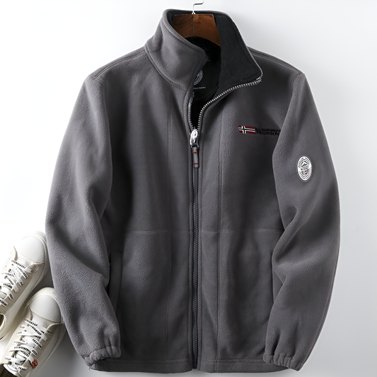Lässige Outdoor-Fleecejacke für Herren