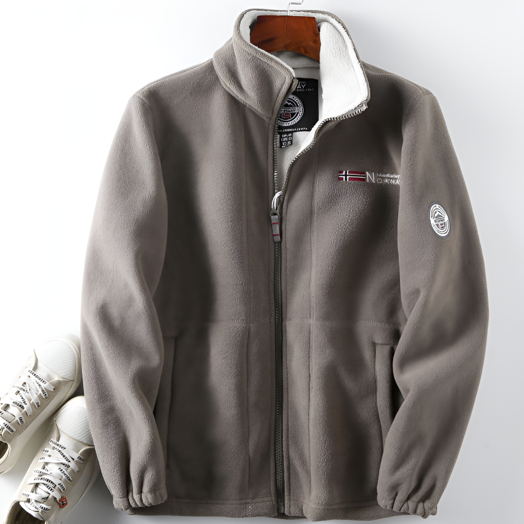 Lässige Outdoor-Fleecejacke für Herren