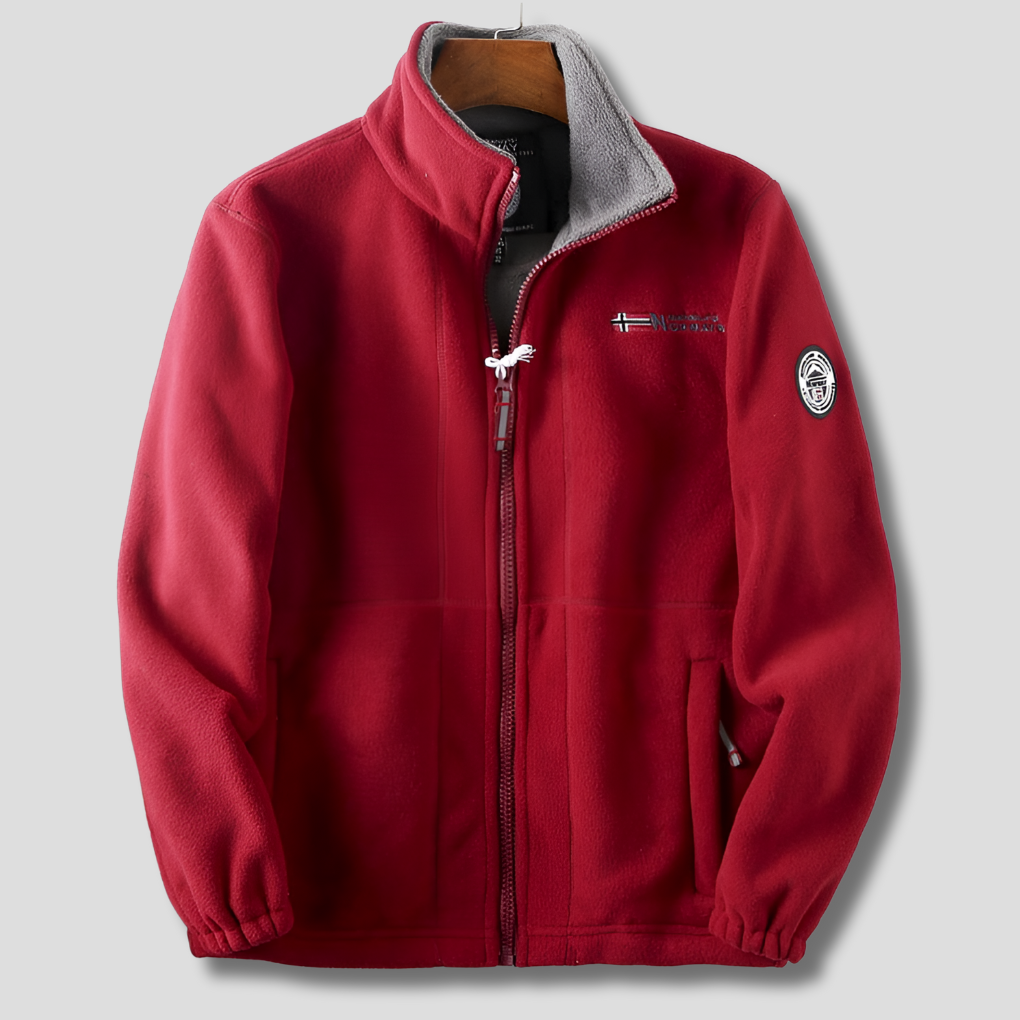 Lässige Outdoor-Fleecejacke für Herren