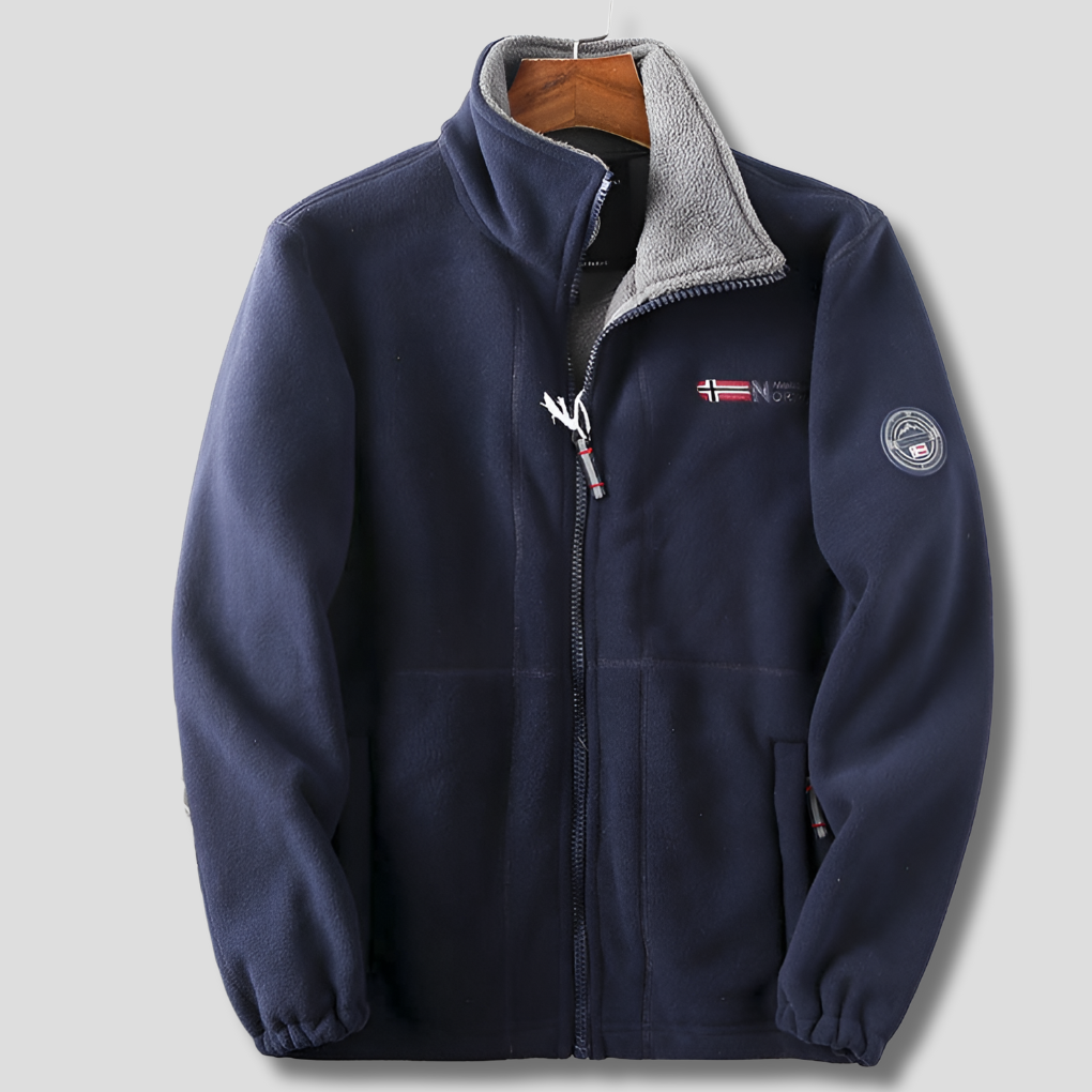 Lässige Outdoor-Fleecejacke für Herren