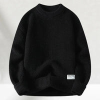 Lässiger Herren-Pullover mit Rundhalsausschnitt