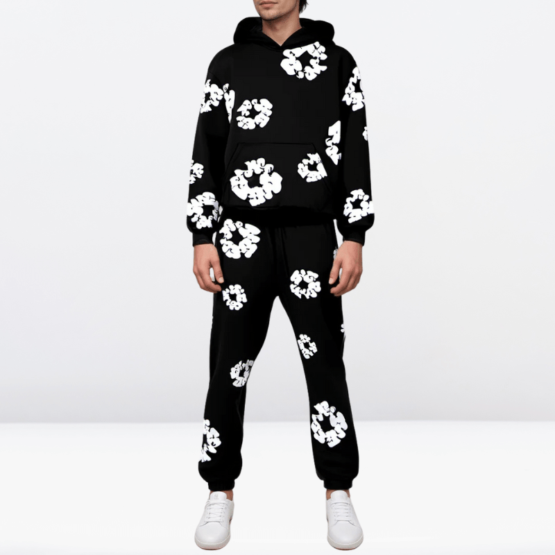 Lässiger Unisex-Trainingsanzug mit Hoodie und Hose