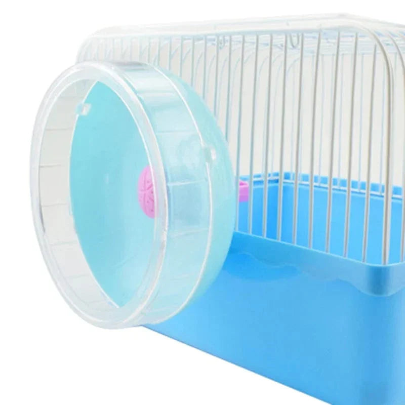 Laufrad für Kleintiere aus Kunststoff | Geräuscharmer Lauf für Hamster, Mäuse & Chinchillas