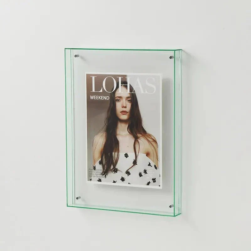 Lebendiger Acryl-Displayrahmen – Moderner farbenfroher Fotohalter