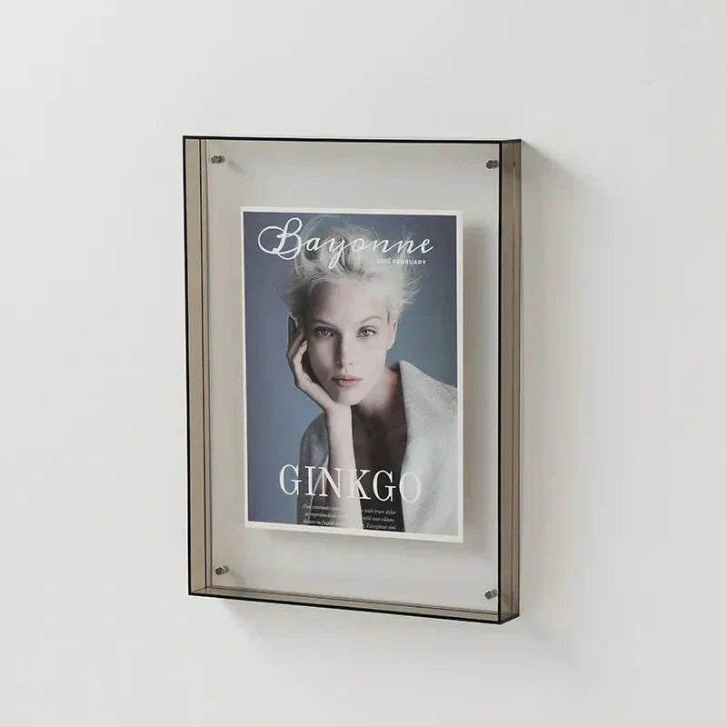 Lebendiger Acryl-Displayrahmen – Moderner farbenfroher Fotohalter