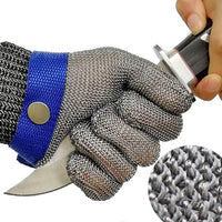 Lebensmittelechter, schnittfester Kettenhandschuh aus Edelstahl