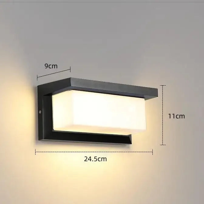 LED-Außenwandleuchte mit Bewegungsmelder