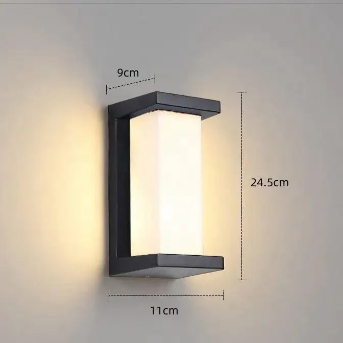LED-Außenwandleuchte mit Bewegungsmelder