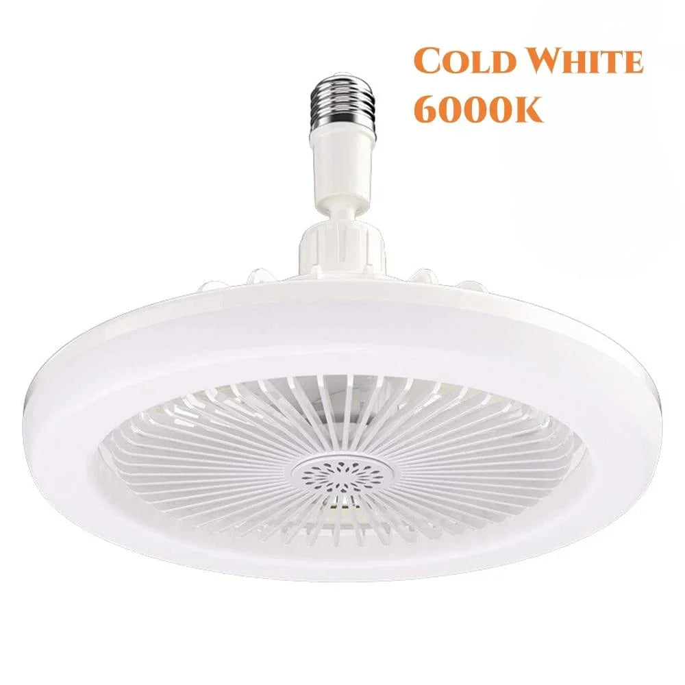 LED-Deckenventilator mit Lampe E27 für Wohnzimmer und Schlafzimmer