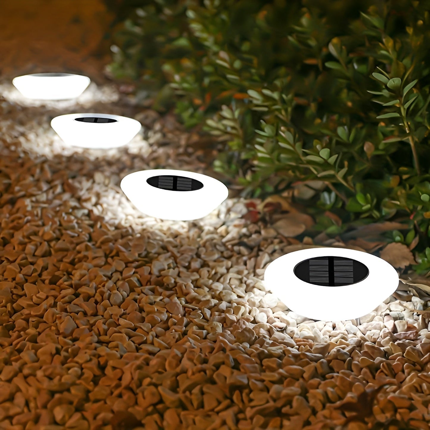 LED-Solar-Gartenleuchte Warmweiß Außenwegbeleuchtung