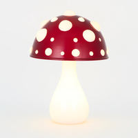 LED-Tischlampe im Pilzdesign mit warmweißem Licht
