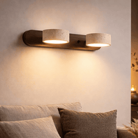 LED-Wandleuchte aus Travertin für architektonischen Luxus