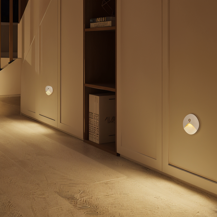 LED-Wandleuchte mit Bewegungssensor – wasserdichte Wandlampe nach IP65 für den Innen- und Außenbereich