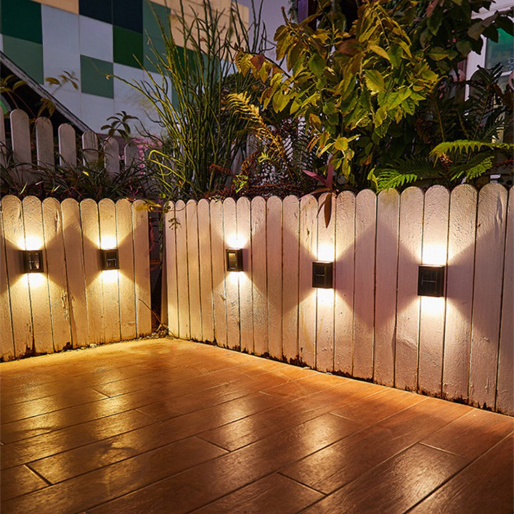 LED-Wandleuchten – Solarbetrieben und wetterfest