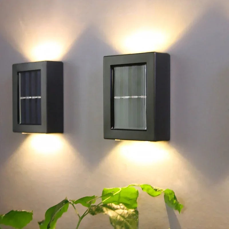 LED-Wandleuchten – Solarbetrieben und wetterfest
