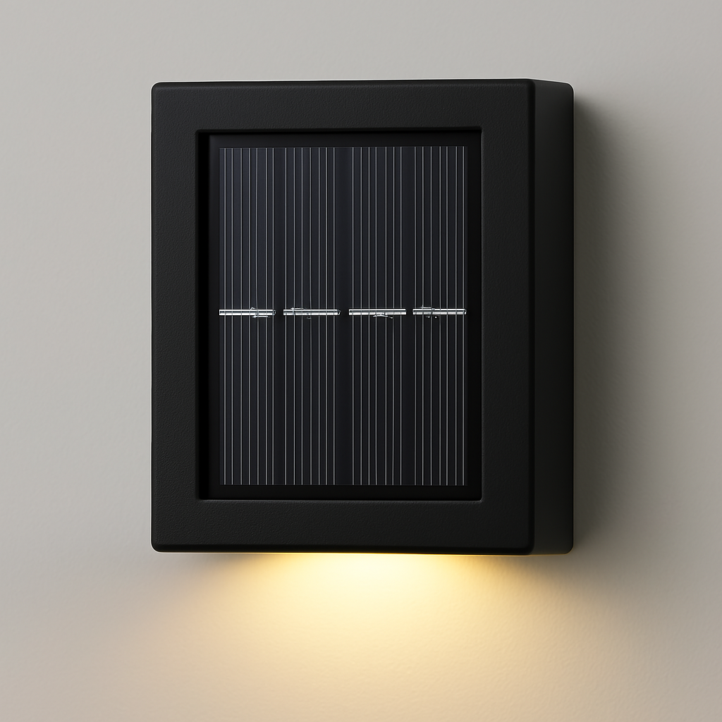 LED-Wandleuchten – Solarbetrieben und wetterfest