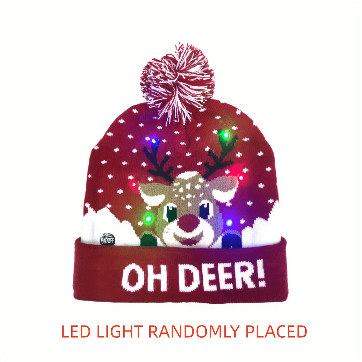 LED-Weihnachtsmütze – leuchtend und fröhlich für die Feiertage