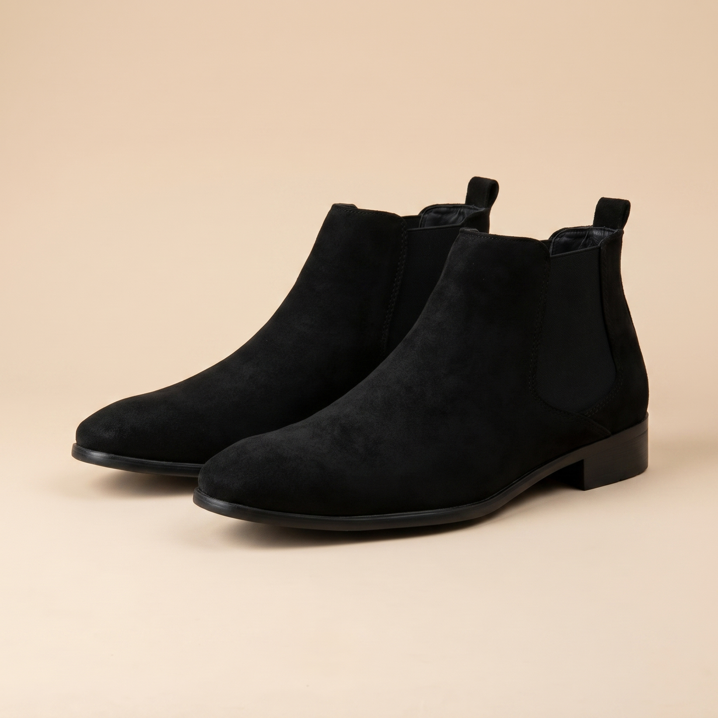 Leder-Chelsea-Boots für Herren | Zum Hineinschlüpfen | Bequeme Stiefeletten für den Alltag