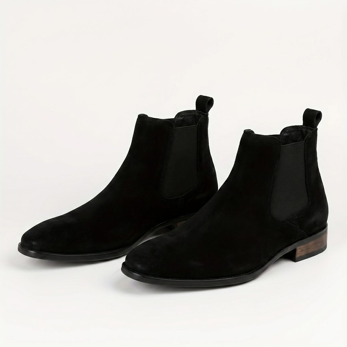 Leder-Chelsea-Boots für Herren | Zum Hineinschlüpfen | Bequeme Stiefeletten für den Alltag