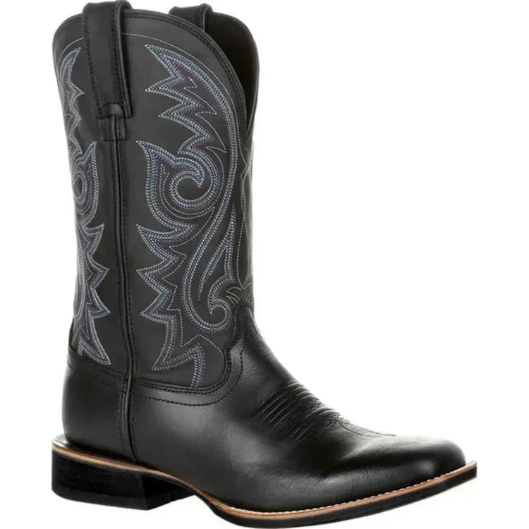 Leder-Cowboystiefel für Herren