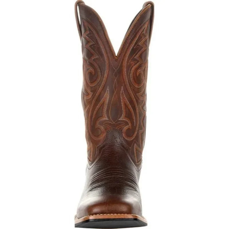 Leder-Cowboystiefel für Herren