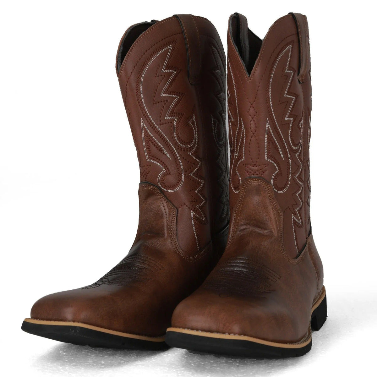 Leder-Cowboystiefel für Herren