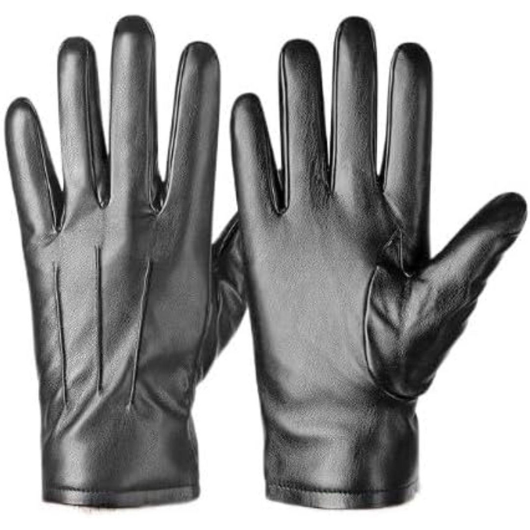 Leder-Touchscreen-Handschuhe für den Winter