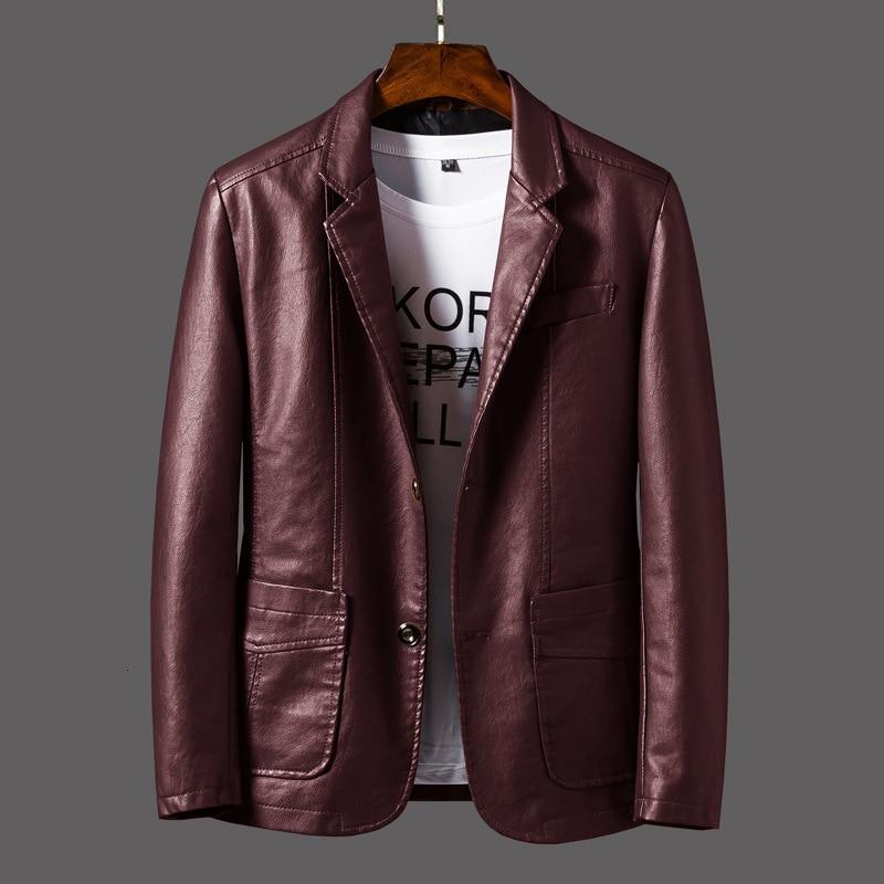 Lederblazerjacke für Herren
